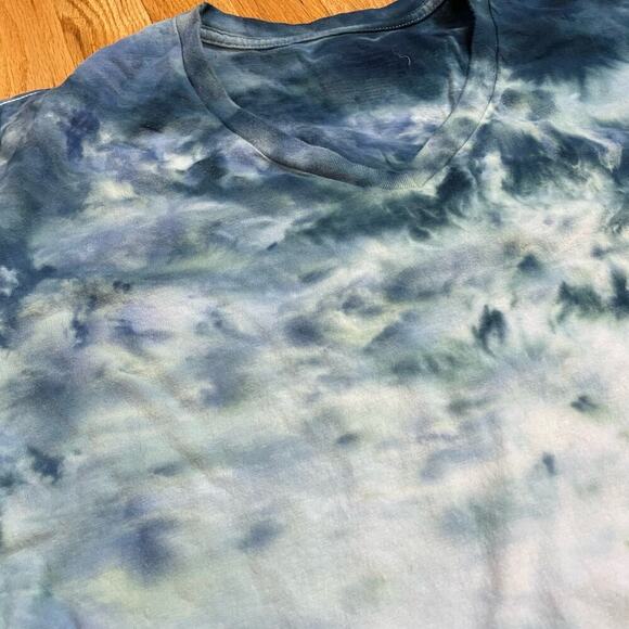 Tie dye cosmic egg ice dye tshirt 2XL blue unisex - Picture 3 of 7